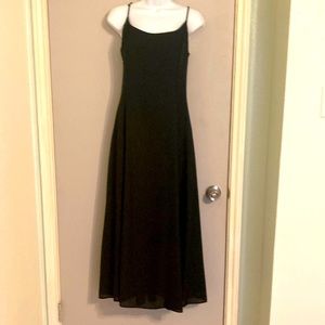 Sleeveless tie at back maxi party dress
